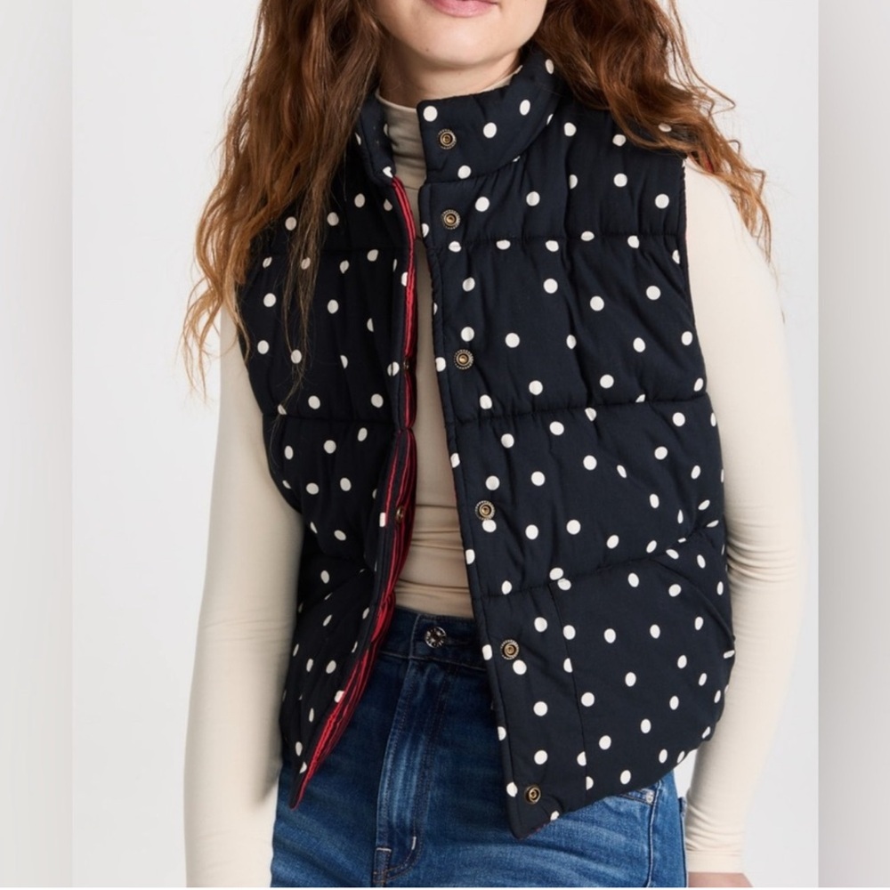 Clare V Emile Puffer Vest Reversible